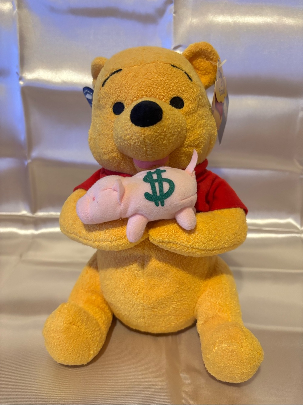 Applause Winnie The Pooh Plush Piggy Bank